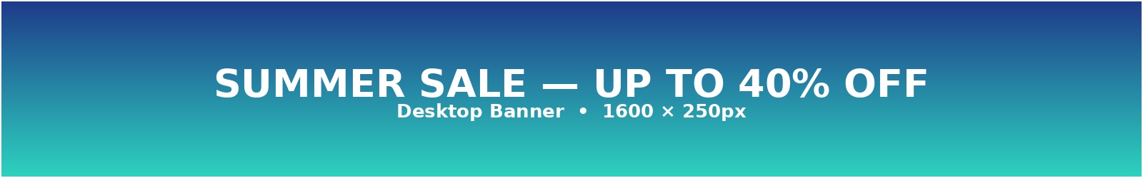 Promotional banner