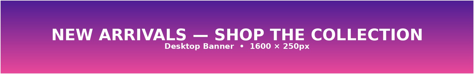 Promotional banner