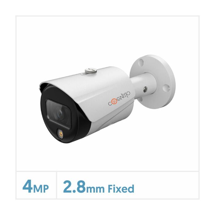 Cognitio 4MP Full-Colour Fixed Network Bullet Camera (White), COG4C-IP-BUL-FW