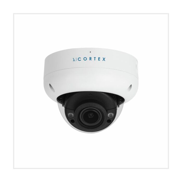 λ | Cortex 4K AI Motorised IR Vandal Dome Camera, CTX-8MP-IPC-VAN3-MW-V2