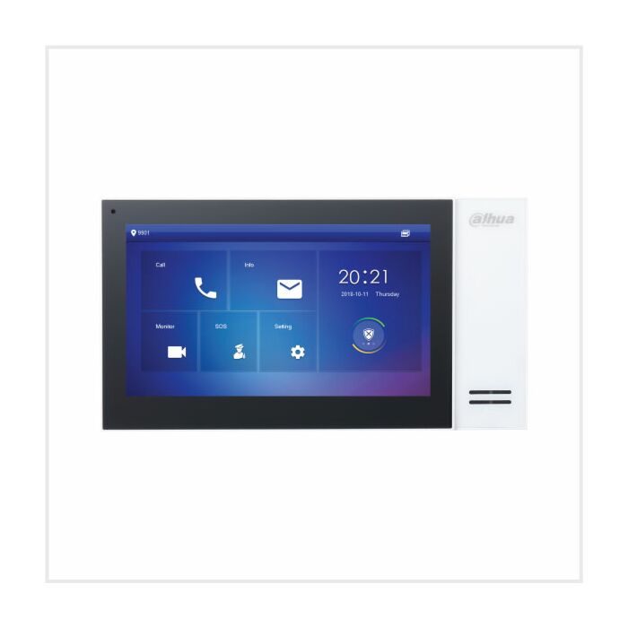 Dahua Non Issue Card Touch 0-CH IP Indoor Monitor, DHI-VTH2421FW-P
