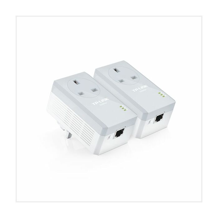 TP-Link AV600 Passthrough Powerline Starter Kit, TL-PA4010PKIT