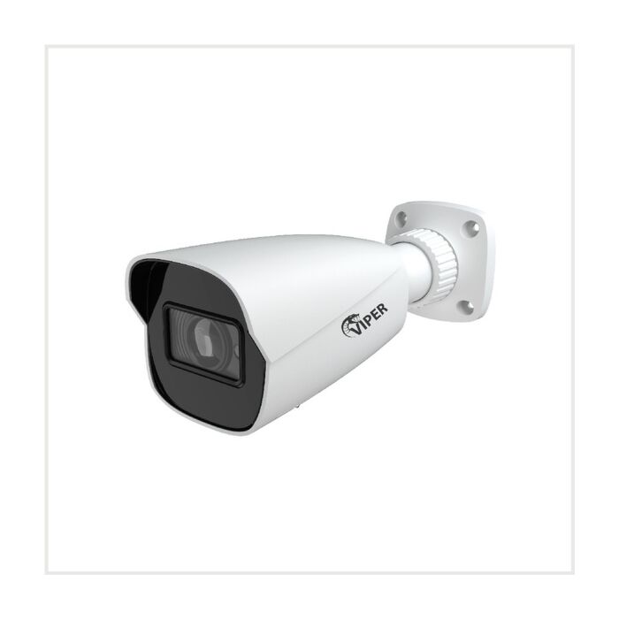 4K/8MP Viper Network IR Fixed Lens Bullet Camera (White), BULLETVIP4KS3-FW-A