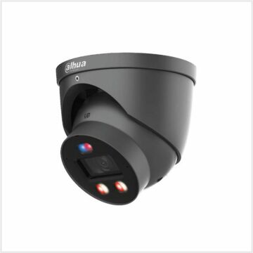 Dahua 8MP Smart Dual Light Active Deterrence Fixed-focal Eyeball WizSense TIOC Pro Network Camera Grey, DH-IPC-HDW3849HP-AS-PV-0280B-PRO-G